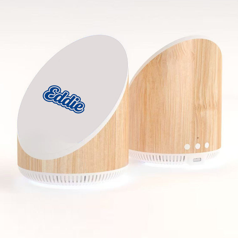 15W Bamboo Wireless Charger Bluetooth Speaker