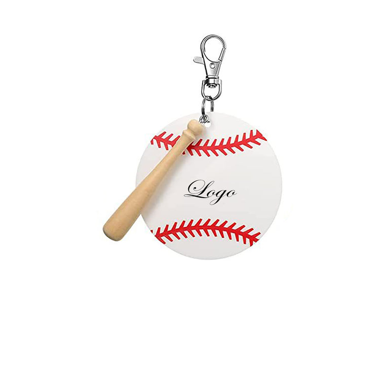 Acrylic Baseball Keychain Set