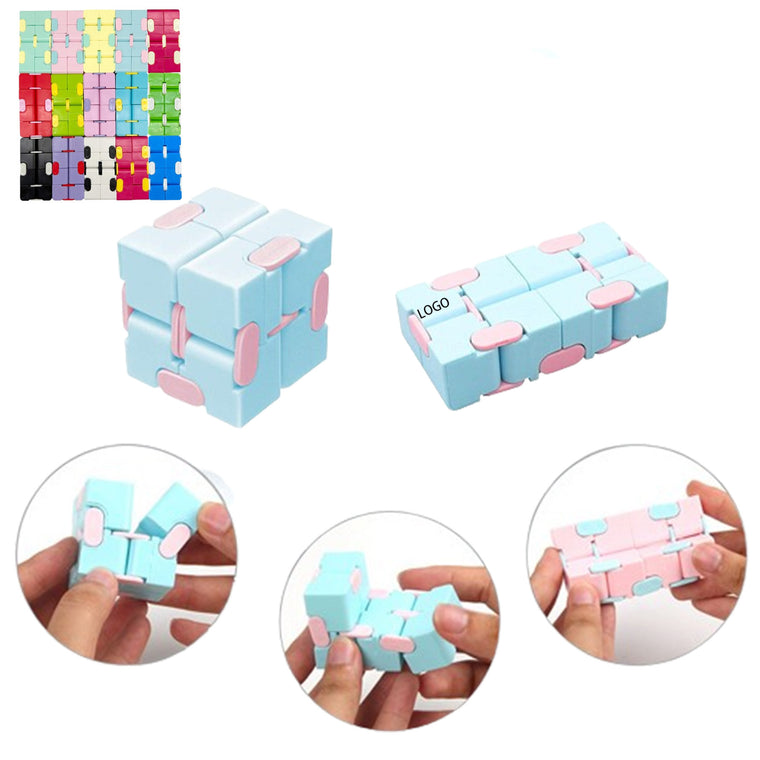 Plastic Infinity Cube Fidget Toy Stress Relief Fidget Toy