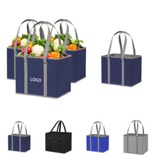 Non Woven Shopping Bag Box Structure With Extended Handles