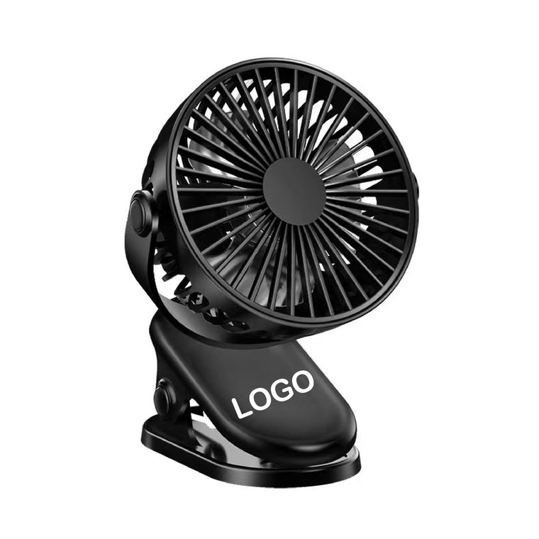 Plastic Mini Portable 360 Degree Rotation Clip On Fan