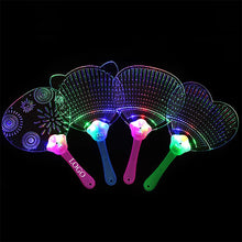 Custom Flashing Fancy Fan W/ Led Lights