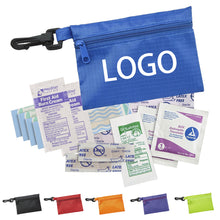 First Aid Kit with Zipper Pouch