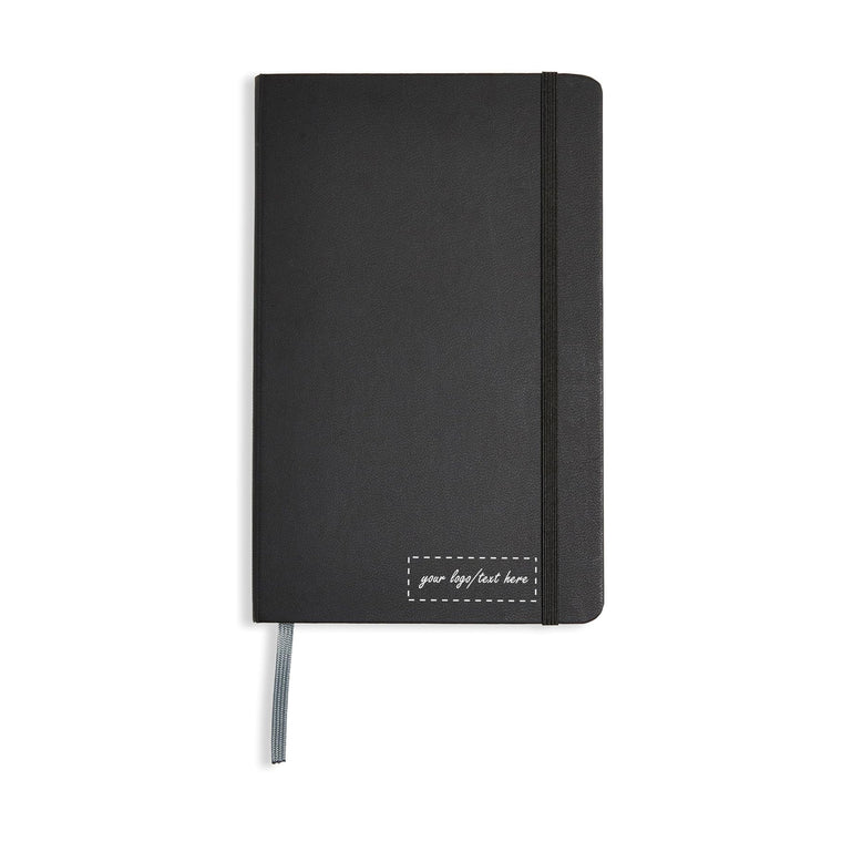 Classic Lined Faux Leather Notebook