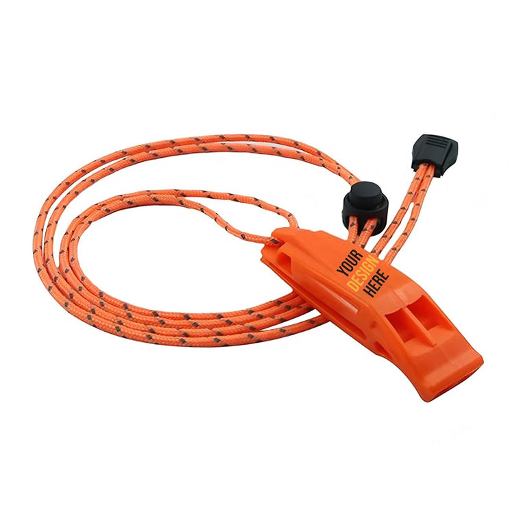 Emergency Survival Safety Whistle With Lanyard