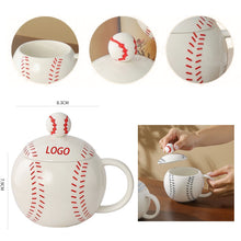 Baseball-Shaped Ceramic Mug