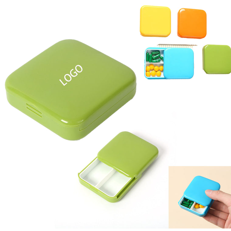 Portable Square Pill Box