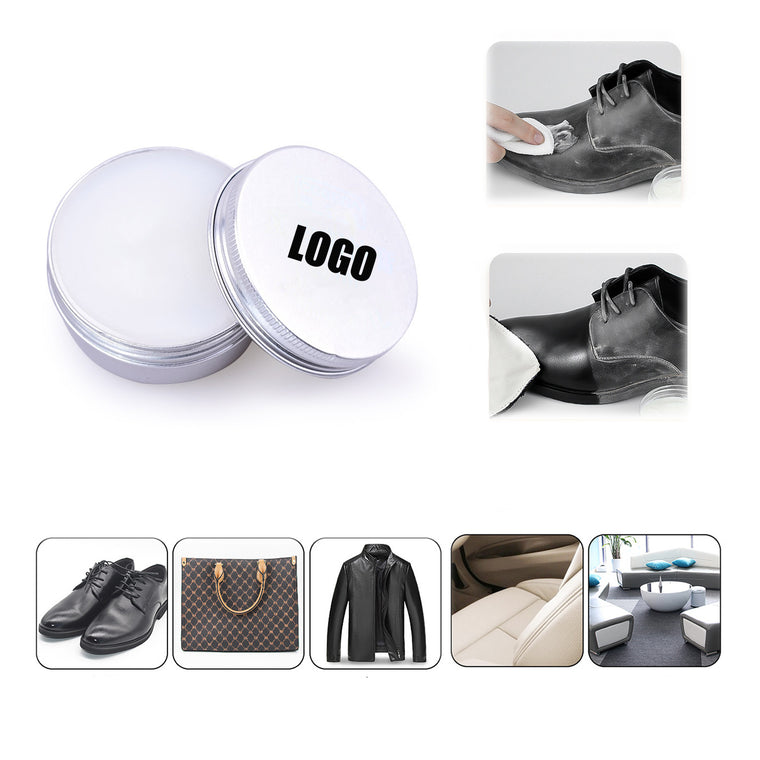 3.4Oz Custom Round Shoe Shine