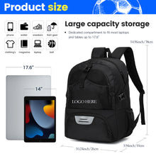 Backpack With Separate Ball Holder