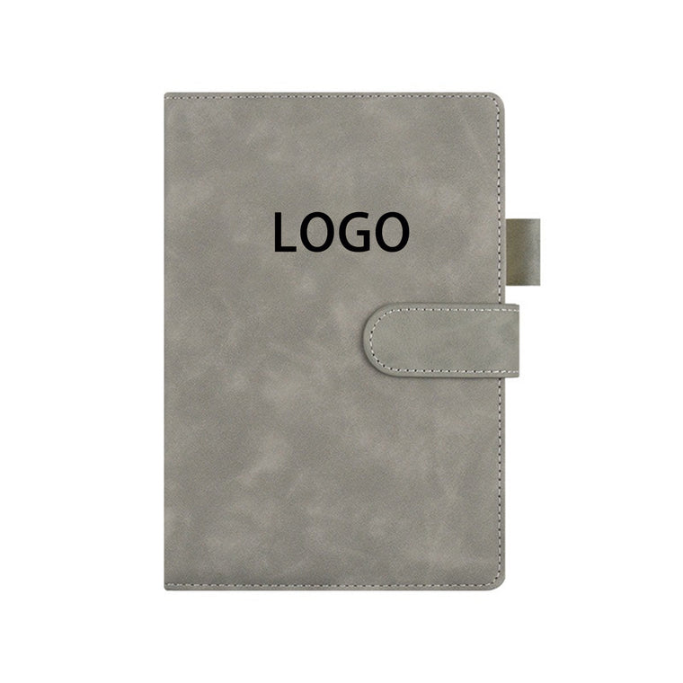 Business Notebook With Magnetic Snap Fastener