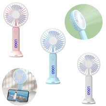 Mobile Phone Holder Rechargeable Handheld Fan