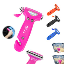 3-in-1 Emergency Escape Hammer: Window & Seat Belt Cutter