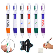 Multicolored Ballpoint Pens with Buckle