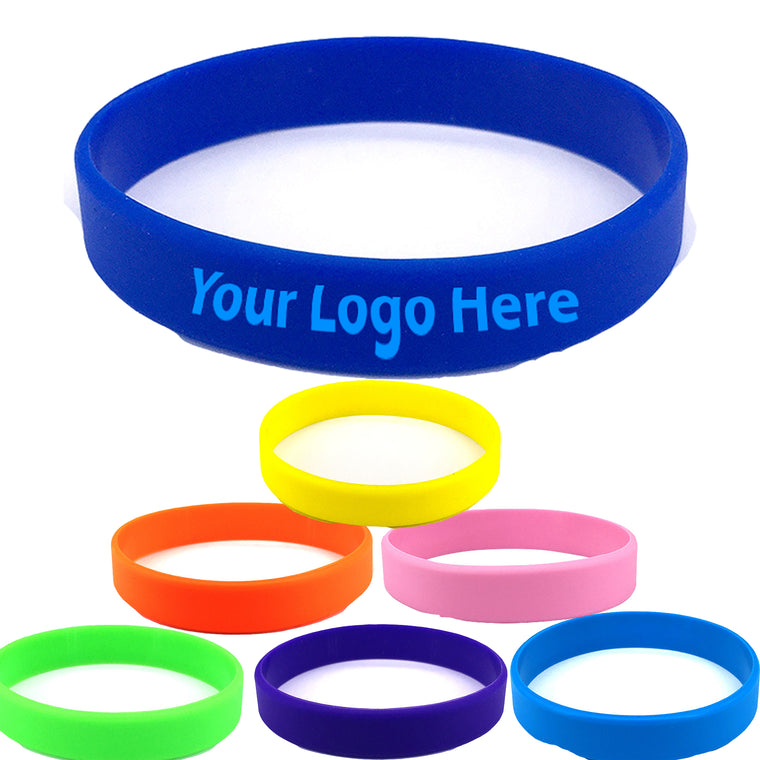 Printed Silicone Band Bracelets
