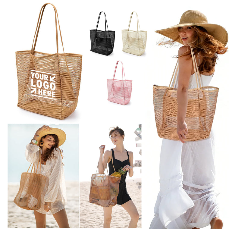 Foldable Mesh Beach Tote Bag