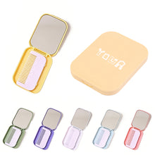 2-In-1 Mirror And Comb Foldable Portable Travel Mirror