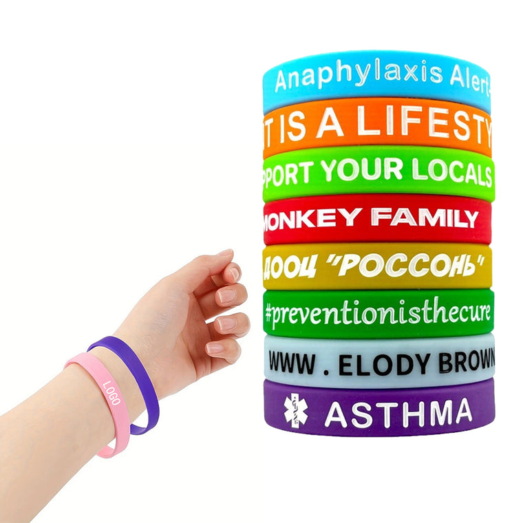 Rubber Bracelet Silicone Wristbands