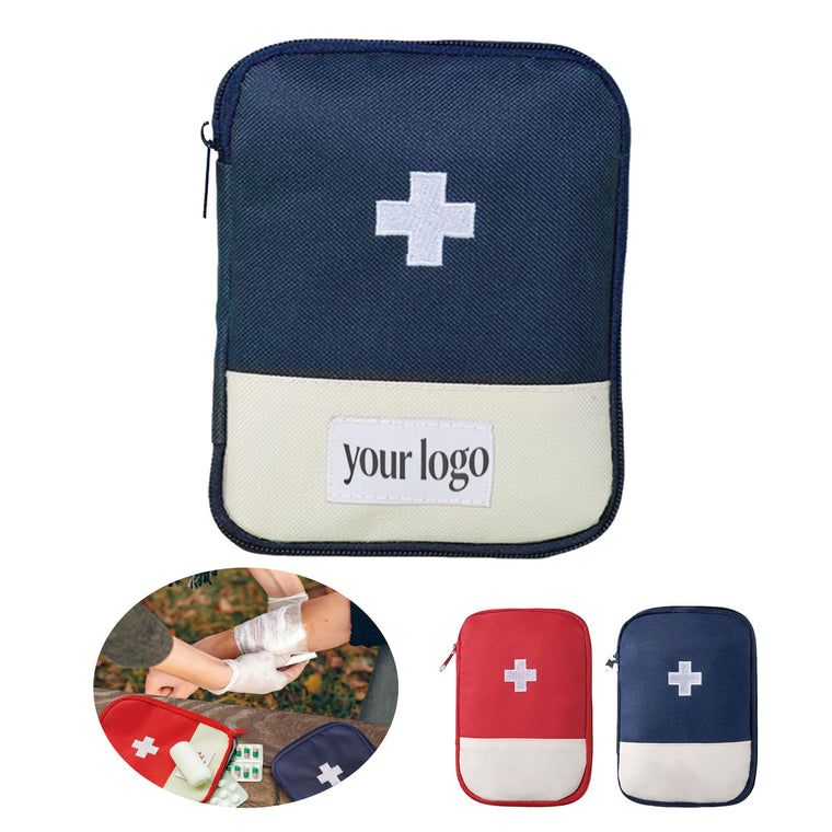 Custom Printed First Aid Pouch Travel Organizer