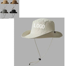 Solid Color Quick-Dry Bucket Hat With Chin Strap