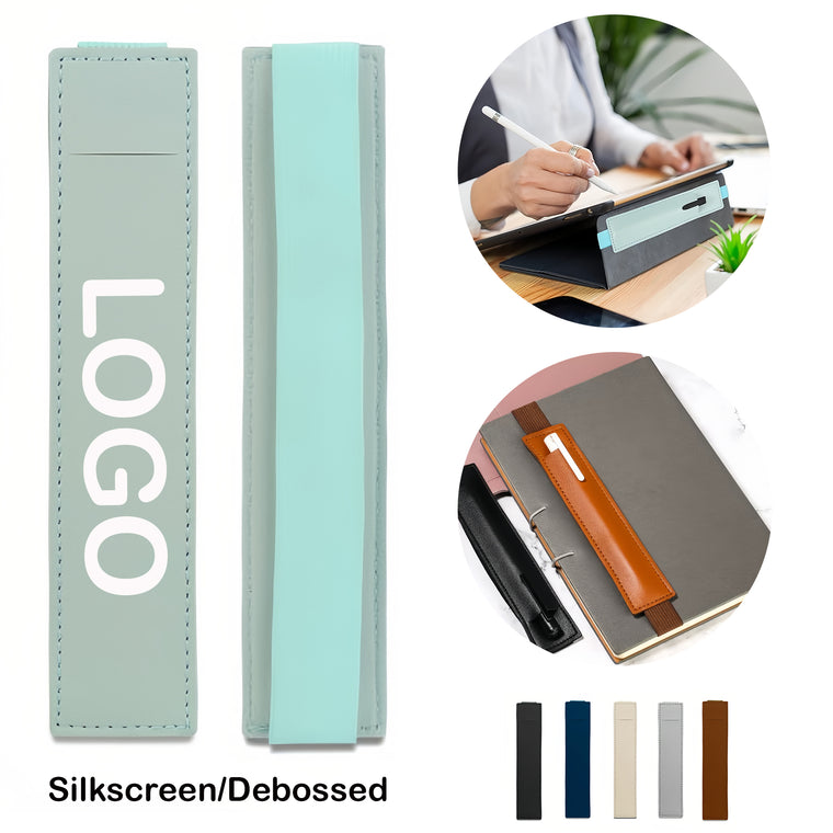 Elastic Band Pu Pen Holder