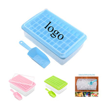 55 Grids Mini Ice Cube Tray With Lid and BPA-Free Scoop
