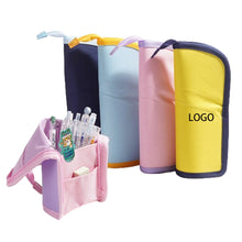 Portable Folding Stationery Box Pencil Case With Zipper
