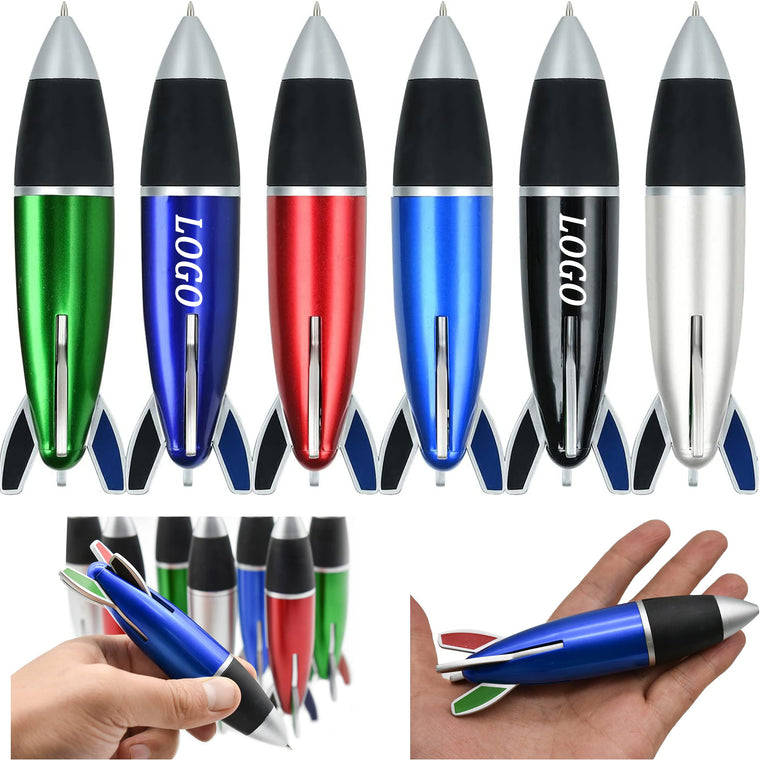 4 in 1 Multicolor Fat Rocket Shape Pen