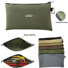 Multipurpose Tool Bag Metal Zipper Pouch With Carabiner