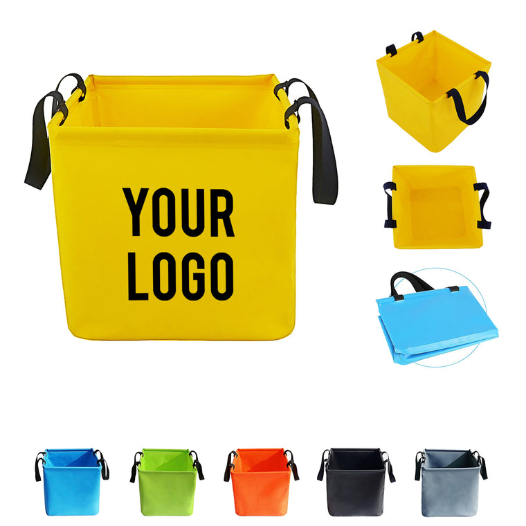 15L Foldable Waterproof PVC Fishing Bucket Bag