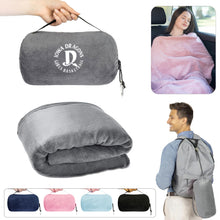 Portable Soft Travel Blanket Pillow