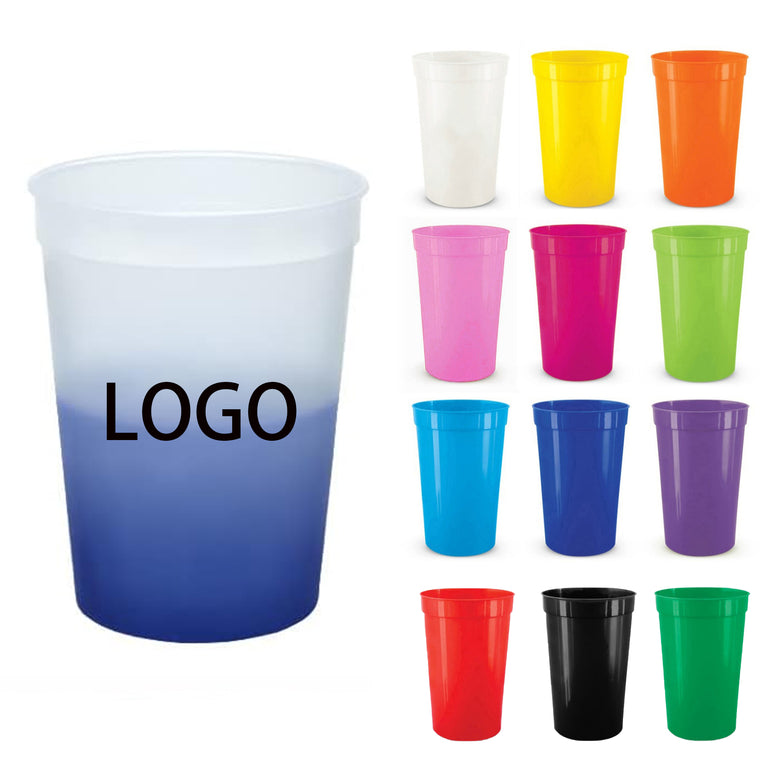 12oz Color Changing Stadium Cup