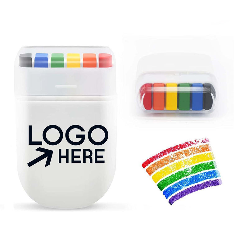 6 - Color Rainbow Face Paint Crayon