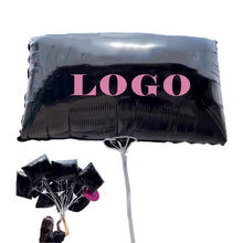 Black Rectangular Aluminum Film Balloon
