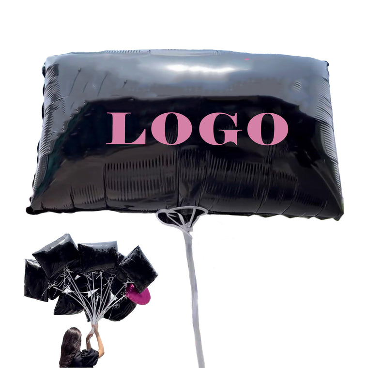 Black Rectangular Aluminum Film Balloon