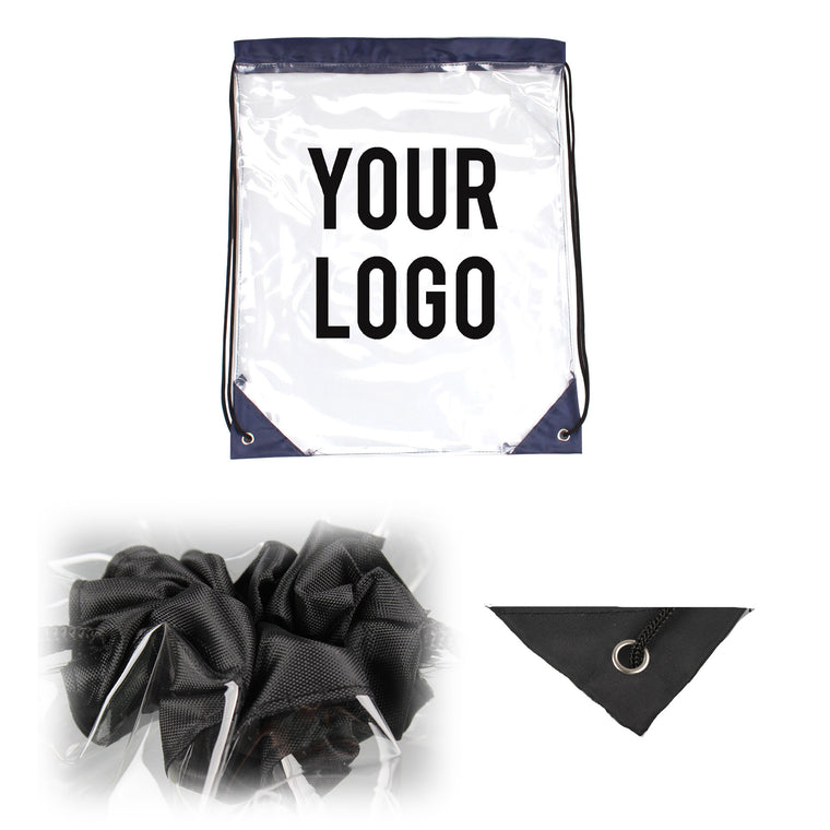 Pvc Transparent Waterproof Drawstring Backpack