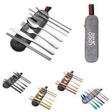 Stainless Steel Tableware Set w/Felt Bag