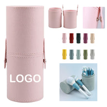 Leather Makeup Organizer With Snap Closure