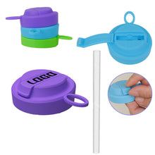 Silicone Soda Can Lid with Straw