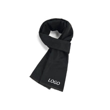 Solid Color Knitted Woven Scarf W/ Tassel