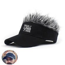 Men's Fun Sun Hat With Wig
