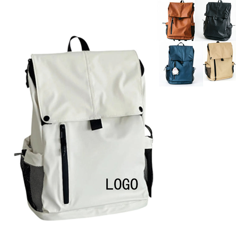 Solid Color Casual Backpack