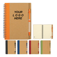 Spiral Notebook With A Pen