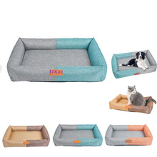Removable & Washable Linen Pet Mat