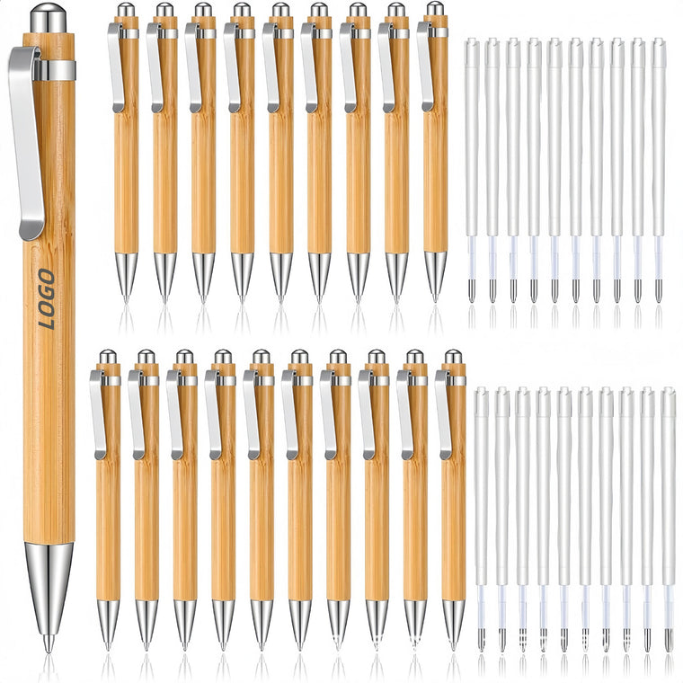 Bamboo and Wooden Ballpoint Pen Stationery