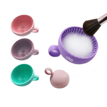 Hangable Silicone Makeup Brush Cleaner Bowl Foldable Tool