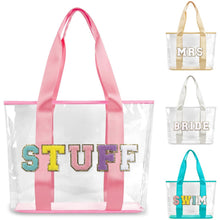 Waterproof PVC Towel-Embroidered Tote Bag