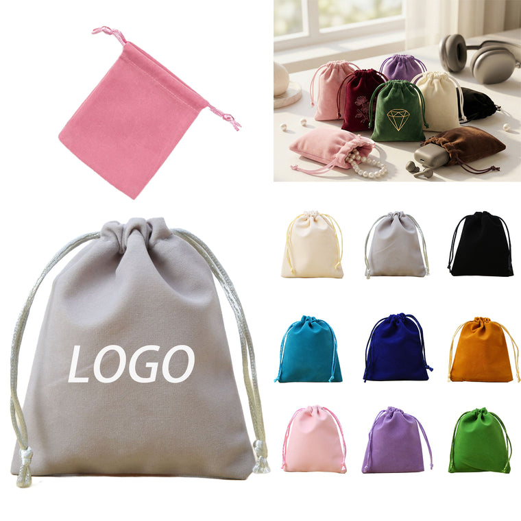 Velvet Jewelry Drawstring Bag (3.94 x 4.72 in)