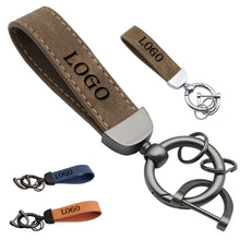 Suede Leather Keychain For Car