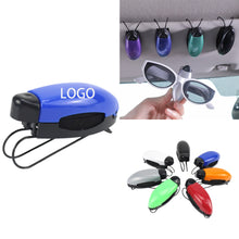 Cute Ladybug Shaped Car Glasses Visor Clips Card Holder
