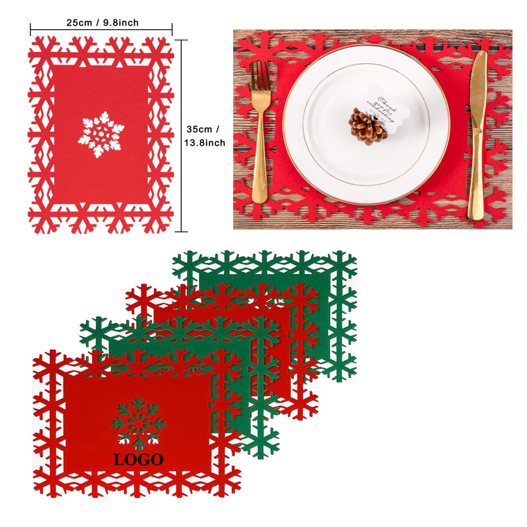 Christmas Snowflake Placemats